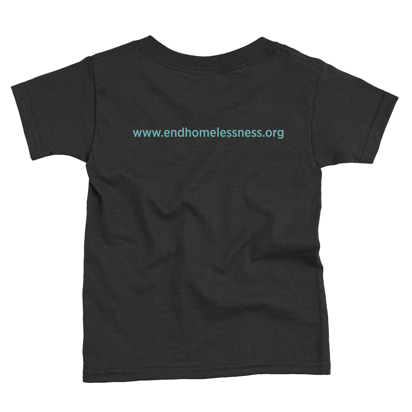 End Homelessness Youth T-Shirt- Black