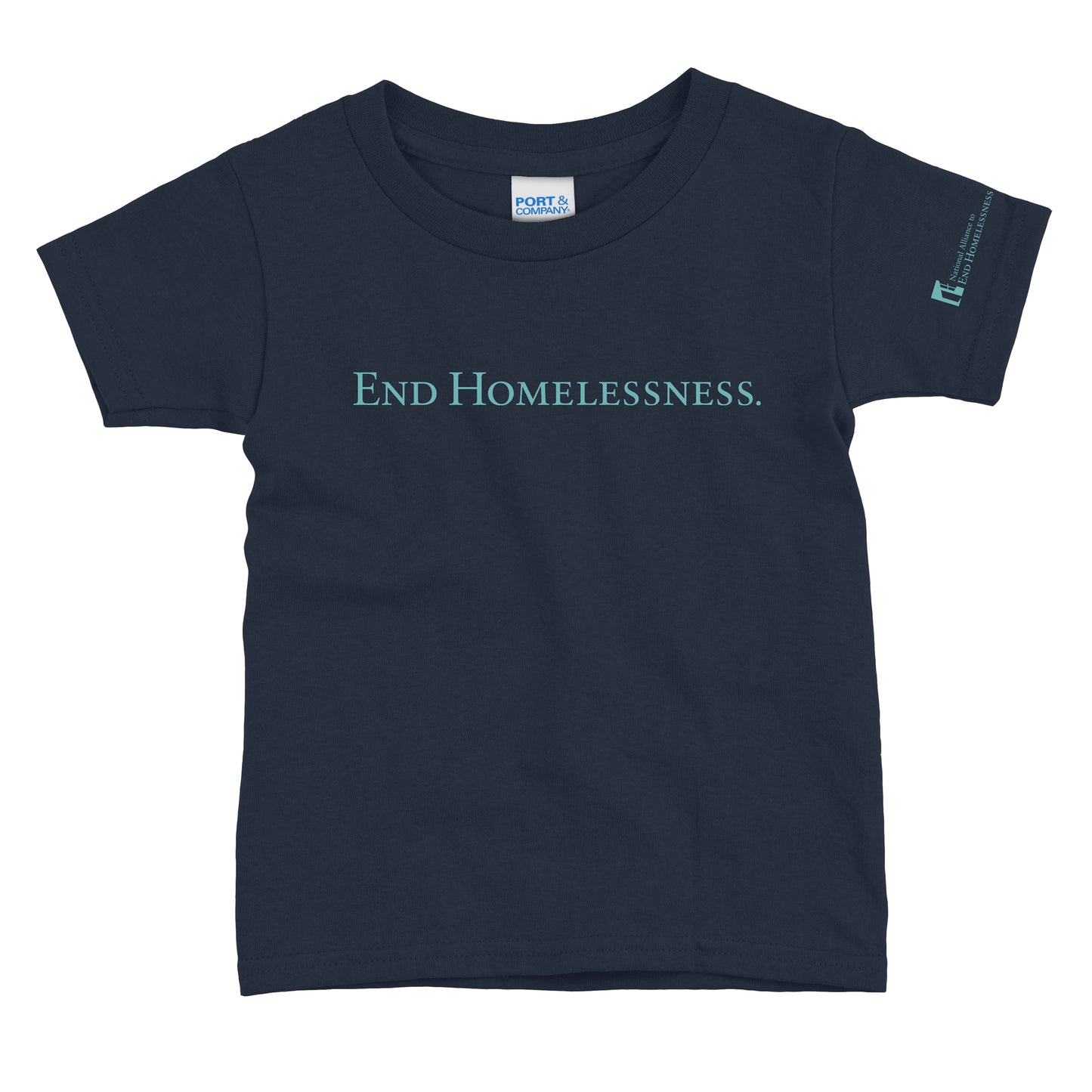 End Homelessness Youth T-Shirt- Navy