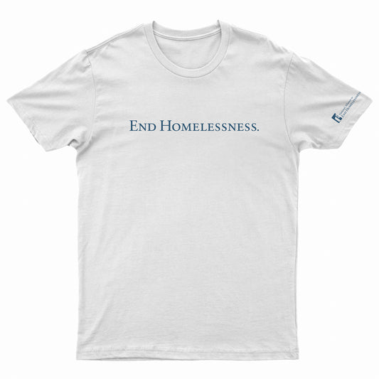 End Homelessness T-Shirt - White