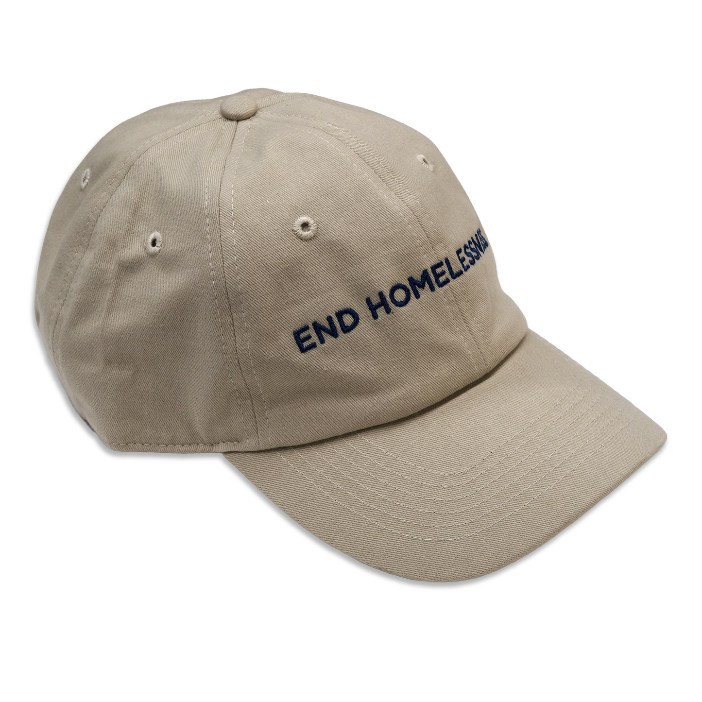 End Homelessness Baseball Hat- Stone